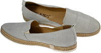 LAN-KARS  F63-B-KRO espadryle OFF WHITE W KROPKI