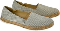 LAN-KARS  D383  espadryle BIAŁY W KROPKI